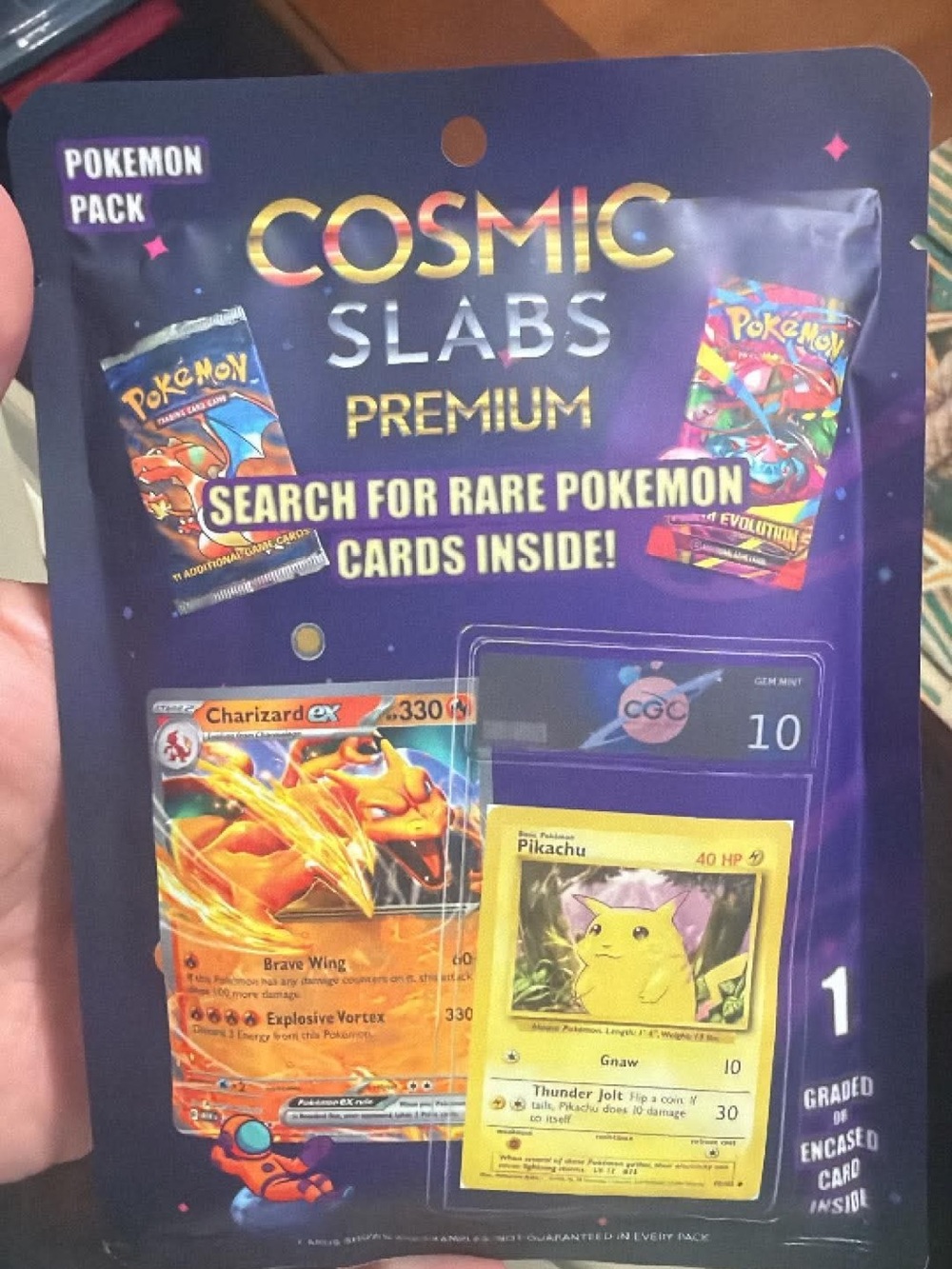 Pokemon Cosmic Slabs Premium Pack - Purple